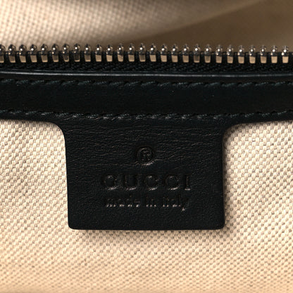Gucci Calfskin GG Tennis Embossed Tote Bag Black 5 of 10