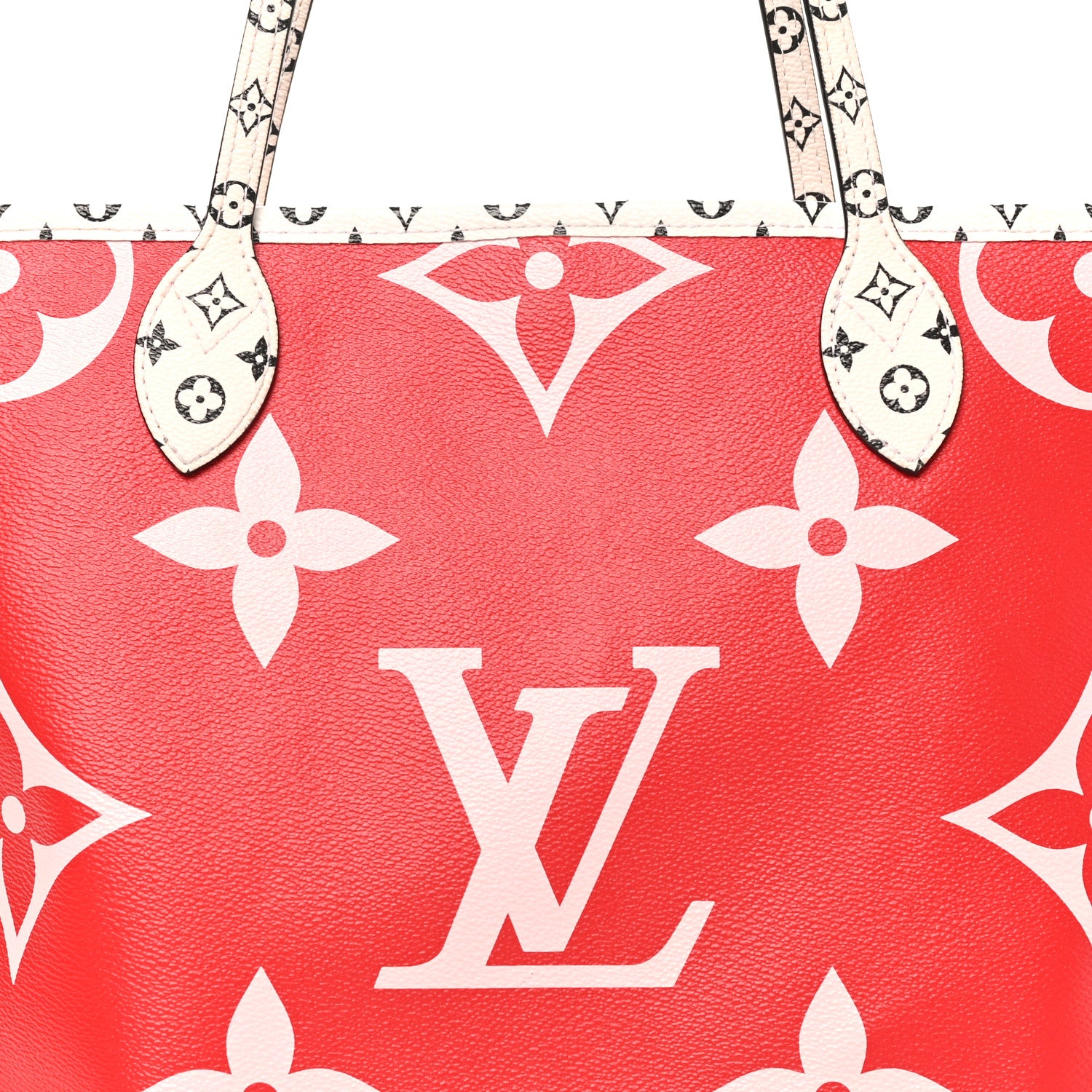 Louis Vuitton Monogram Giant Neverfull MM Rouge 8 of 11