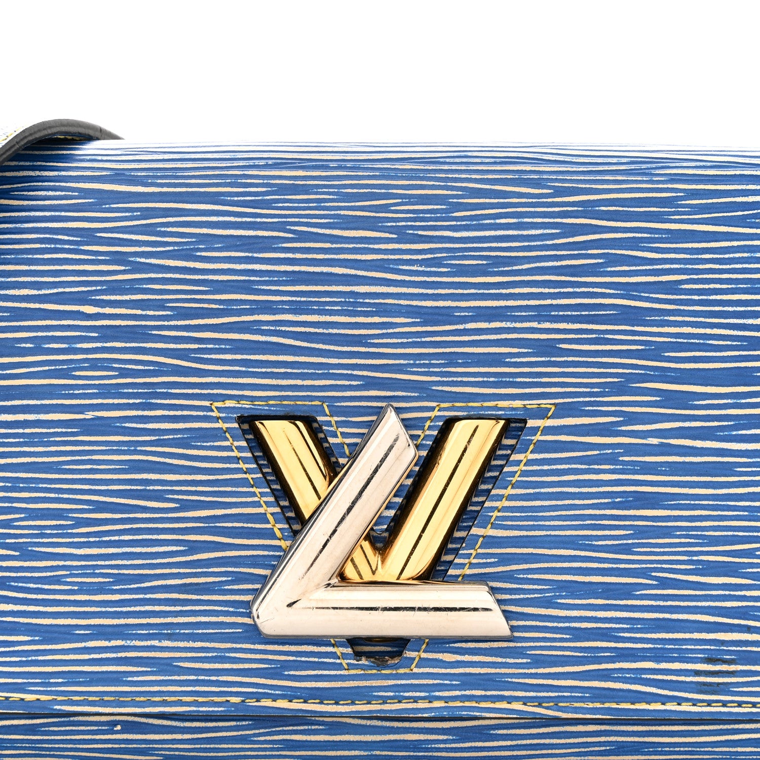 Louis Vuitton Epi Twist Chain Wallet Denim Light 8 of 11