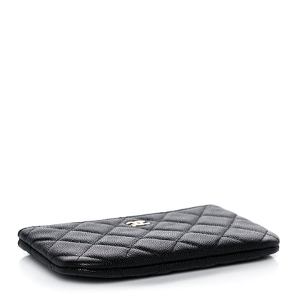 Chanel Caviar Quilted Small Cosmetic Case Black 4 of 10