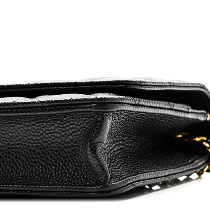 Chanel Caviar Quilted Wallet On Chain WOC Black 10 of 11