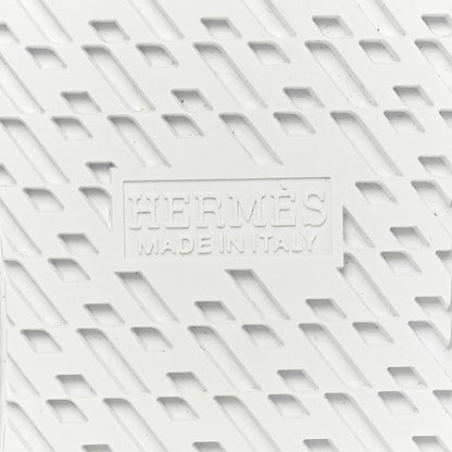 Hermes Calfskin Womens Advantage Sneakers 37 Beige Rose 17 of 18