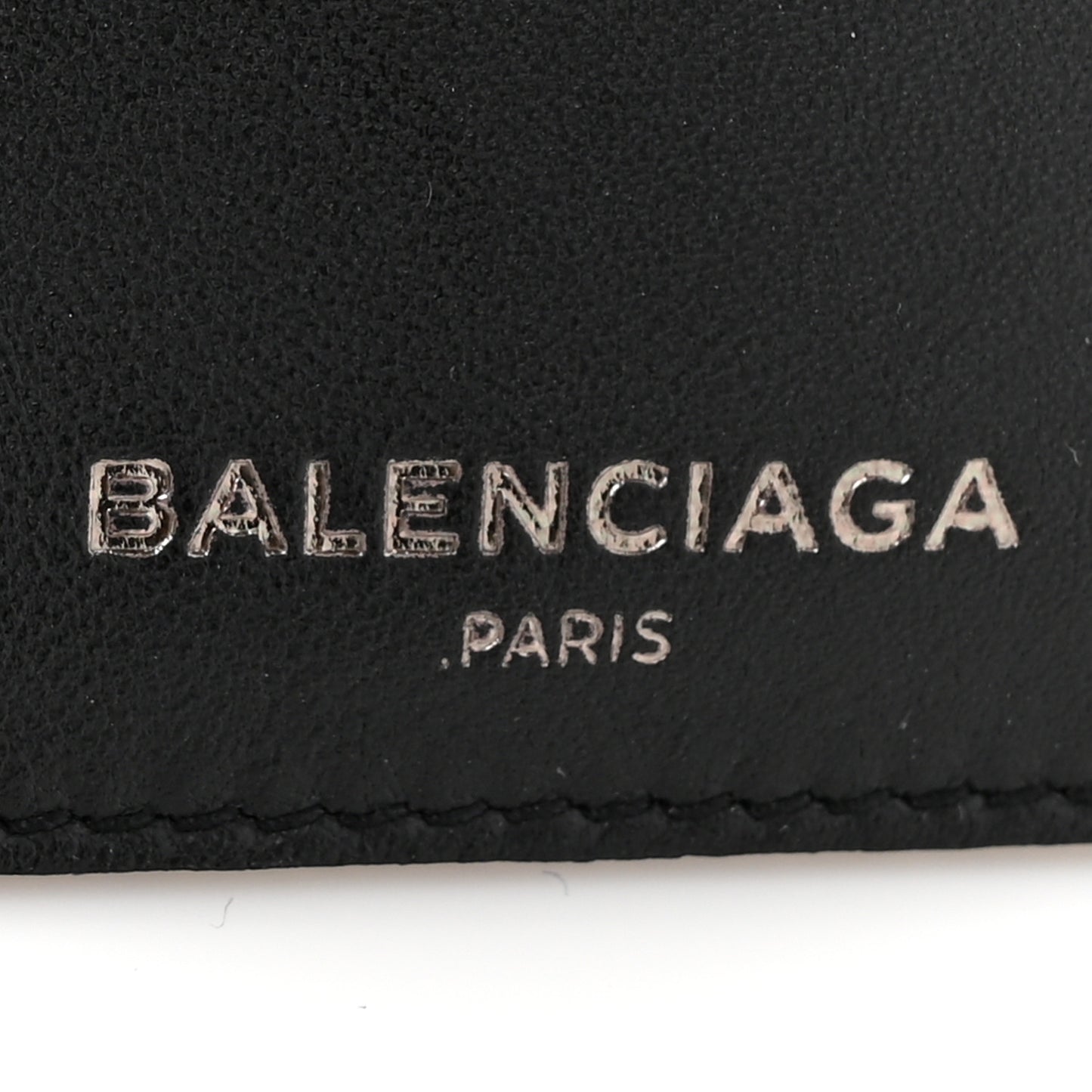 Snakeskin Card Holder Black