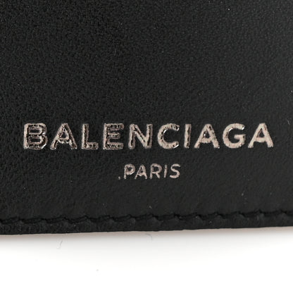 Balenciaga Snakeskin Card Holder Black 9 of 11