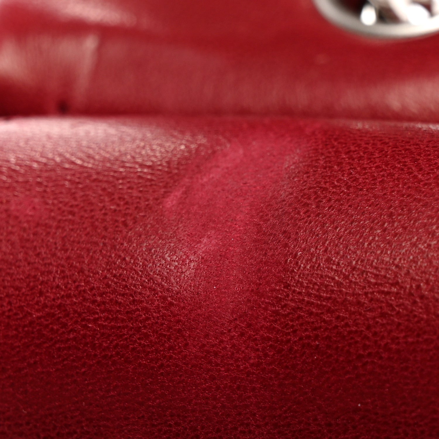 Chanel Patent Calfskin Quilted Medium Double Flap Dark Red 17 of 18