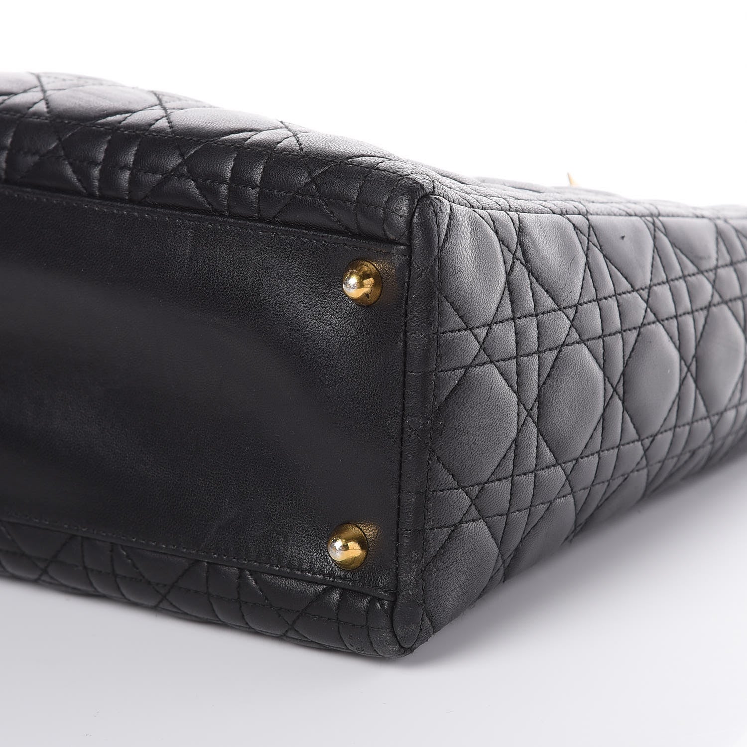 Christian Dior Lambskin Cannage Large Lady Dior Black 8 of 8