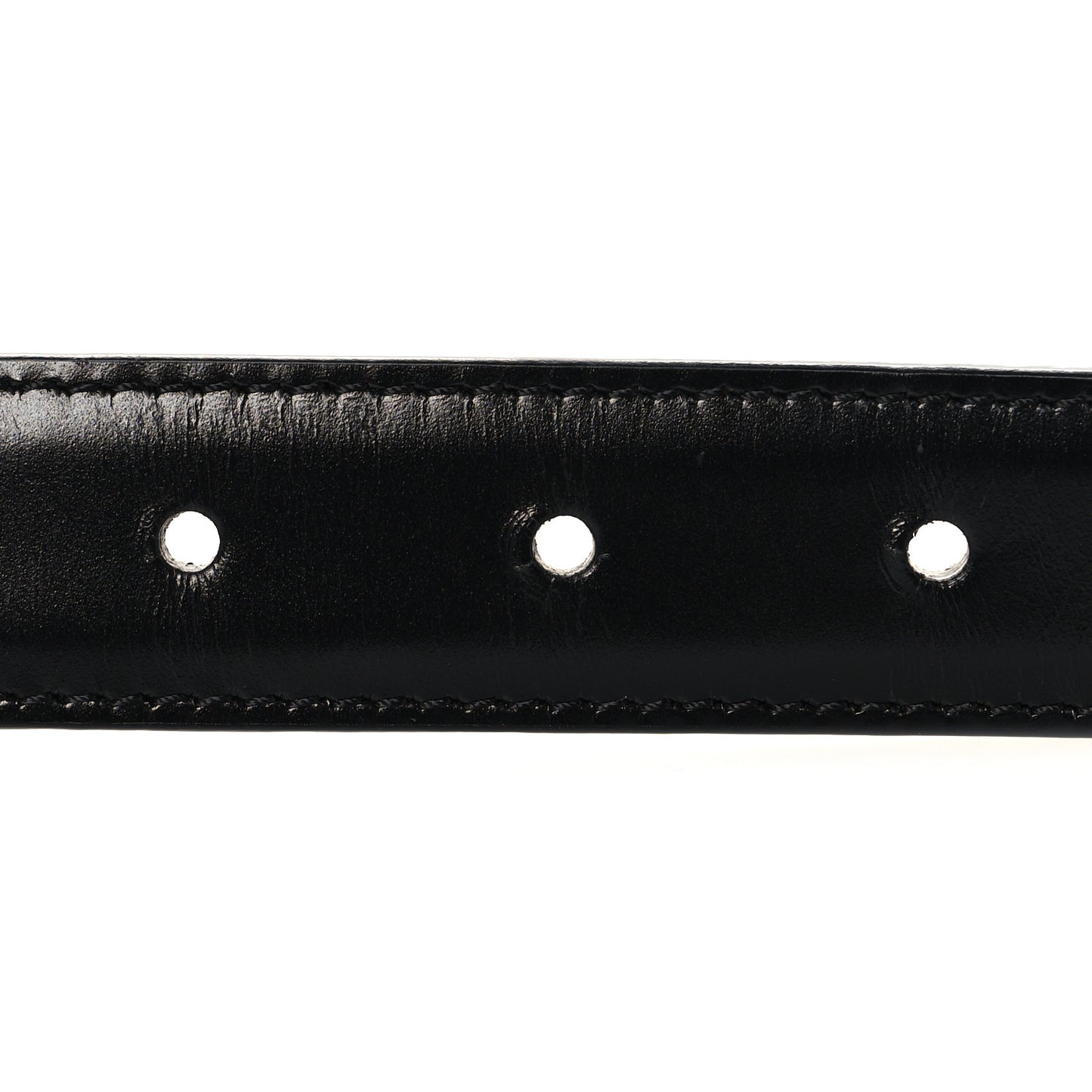 Box Calfskin Medium 25mm Triomphe 75 30 Belt Black