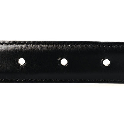 Celine Box Calfskin Medium 25mm Triomphe 75 30 Belt Black 3 of 7