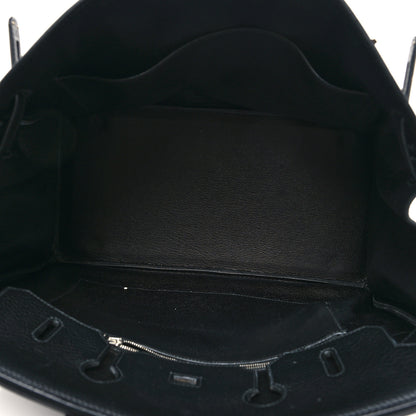 Hermes Taurillon Clemence Birkin 35 Black 5 of 13