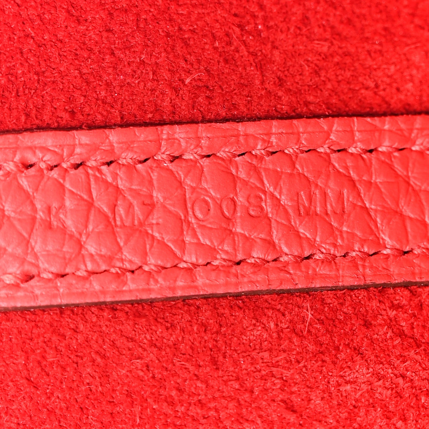 Taurillon Clemence Picotin Lock 22 MM Rouge de Coeur