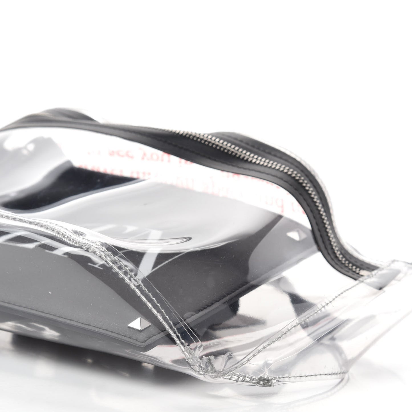 PVC VLTN Belt Bag Black