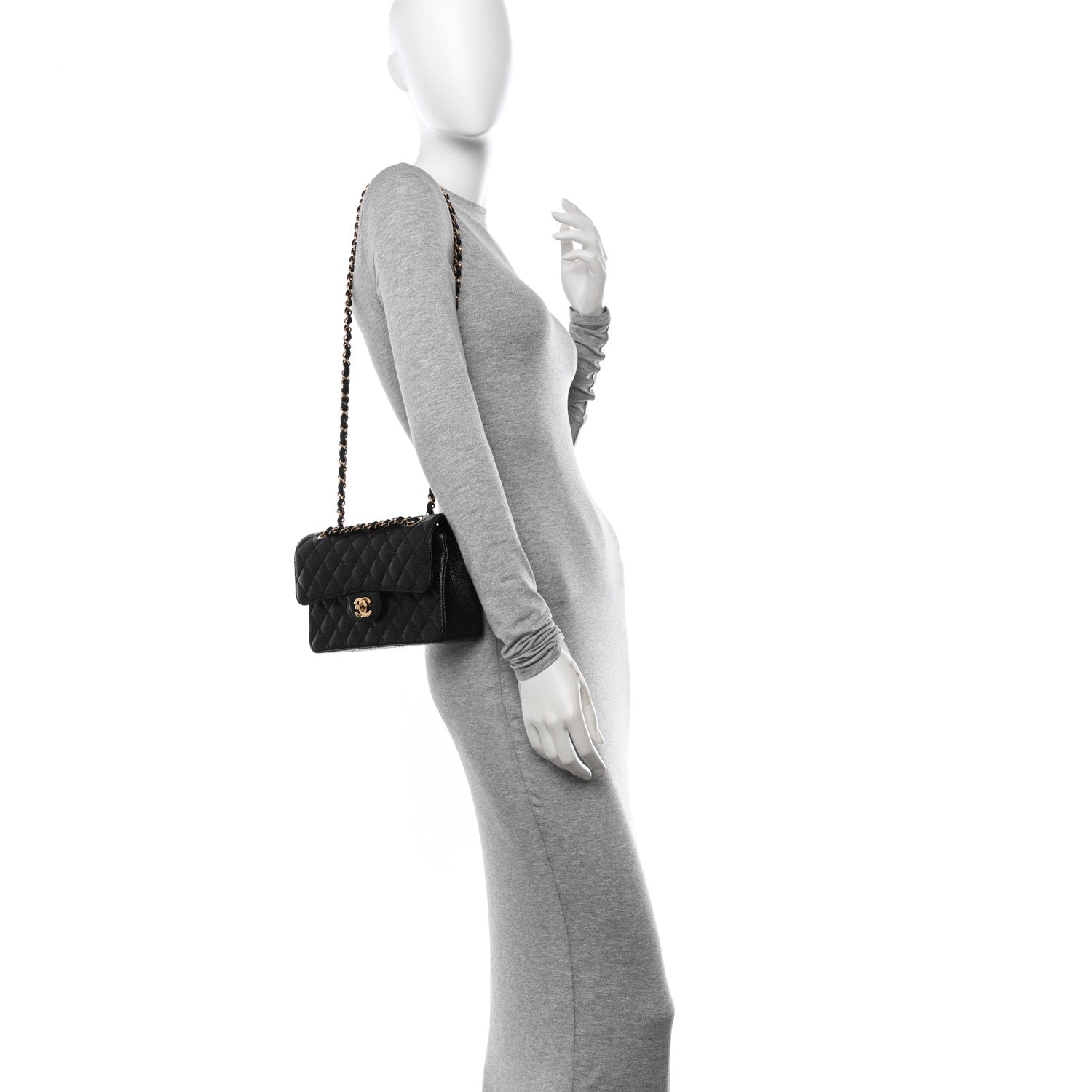 Chanel Caviar Quilted Small Double Flap Black 3 of 23