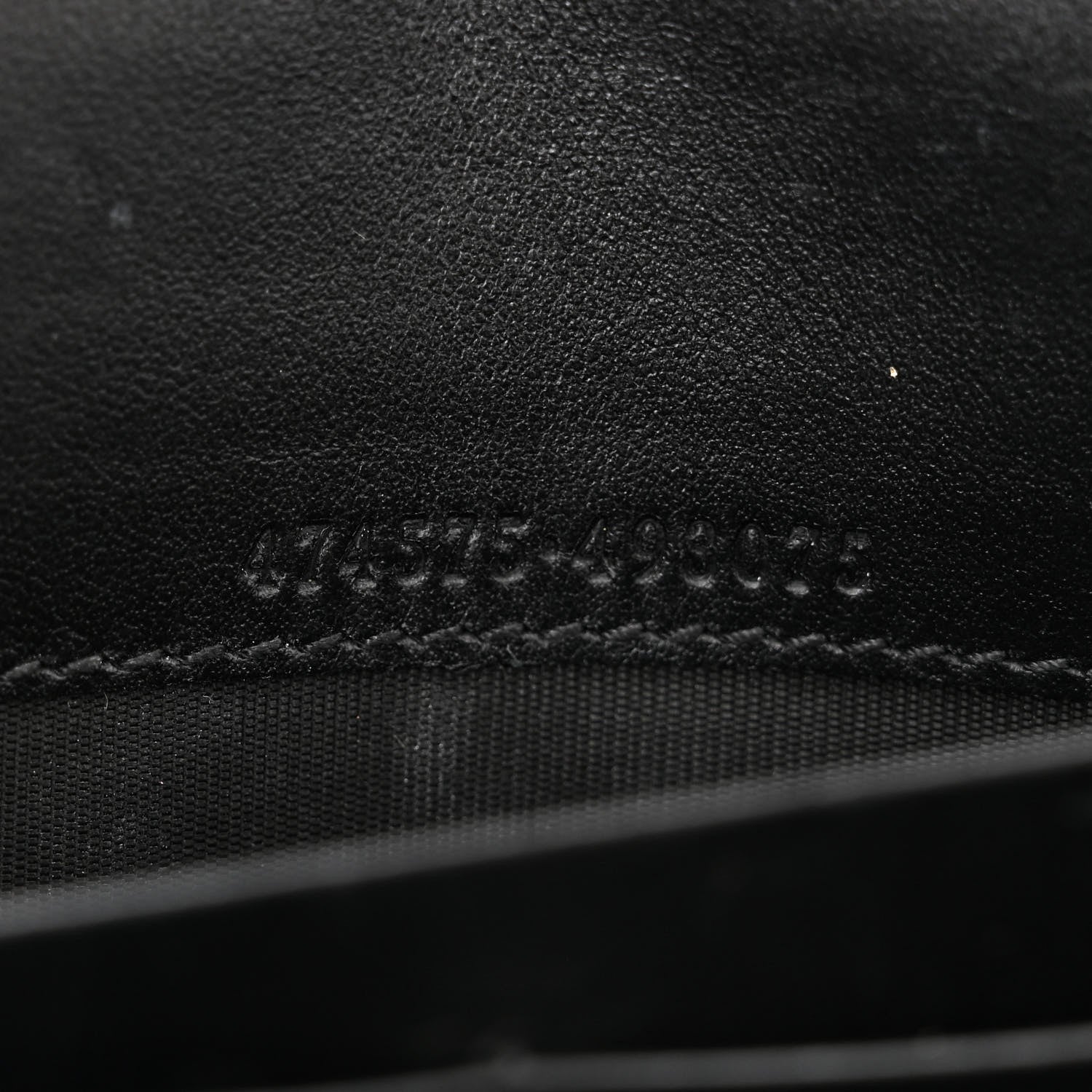 Gucci Calfskin Matelasse GG Marmont Chain Wallet Black 7 of 11