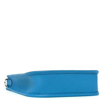 Hermes Taurillon Clemence Evelyne TPM Bleu Frida 4 of 11