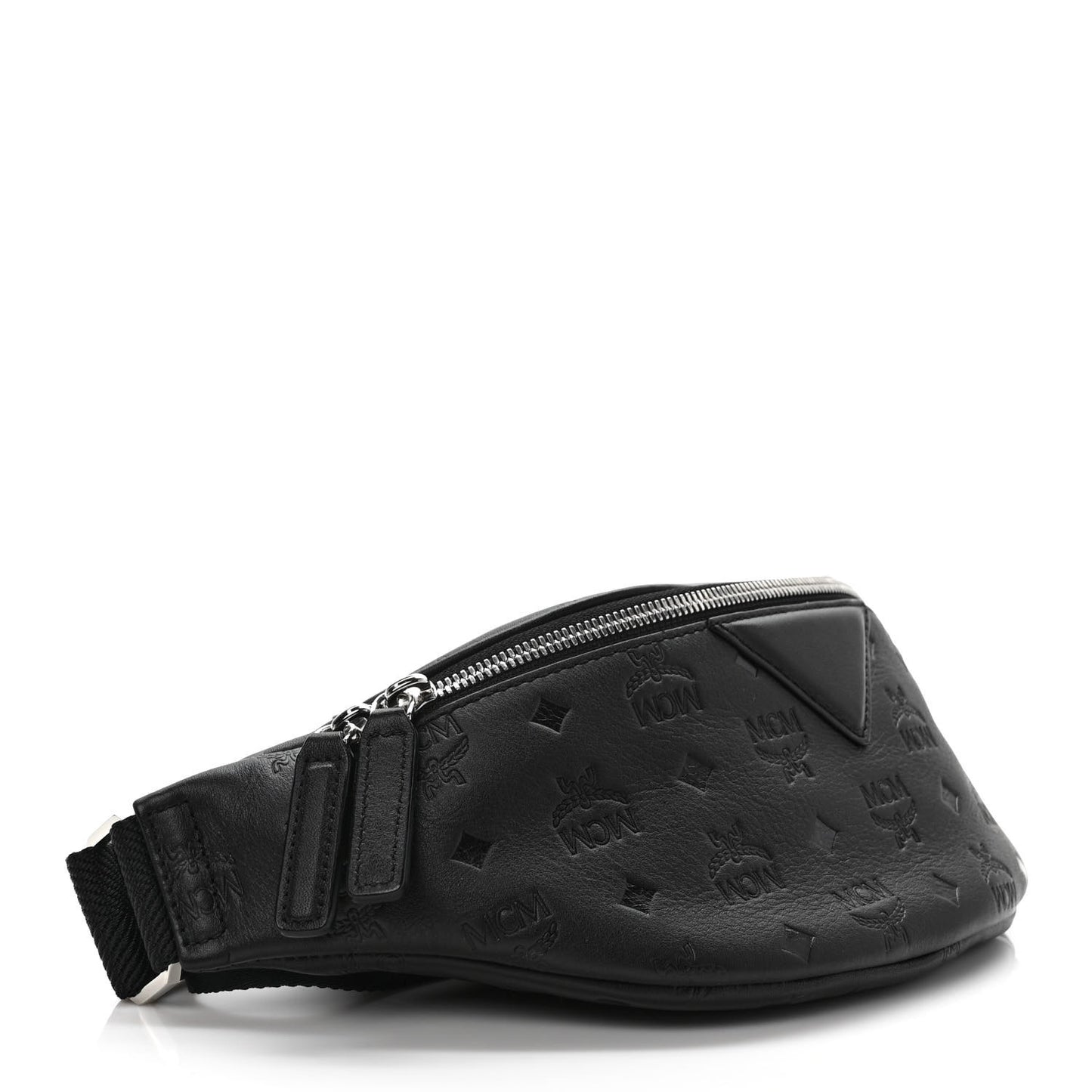 Calfskin Ottomar Monogram Fursten Belt Bag Black