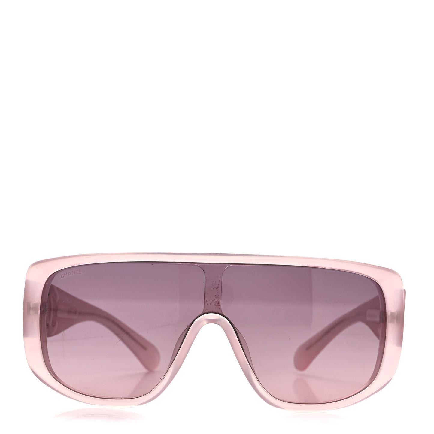Acetate Shield Sunglasses 5495 Light Pink