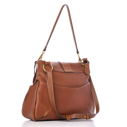 Chloe Grained Lambskin Medium Lexa Shoulder Bag Caramel 4 of 19