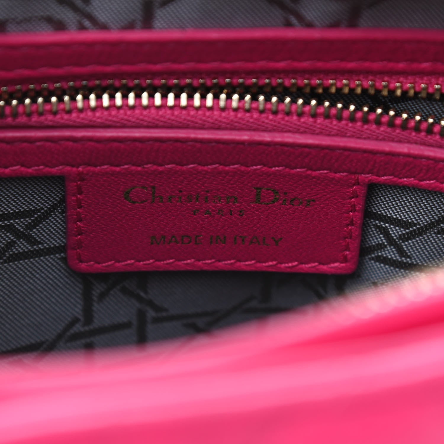 Christian Dior Lambskin Cannage Medium Lady Dior Pink 7 of 8