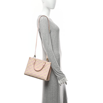 Louis Vuitton Empreinte Monogram Summer Stardust Onthego PM Pink 2 of 9