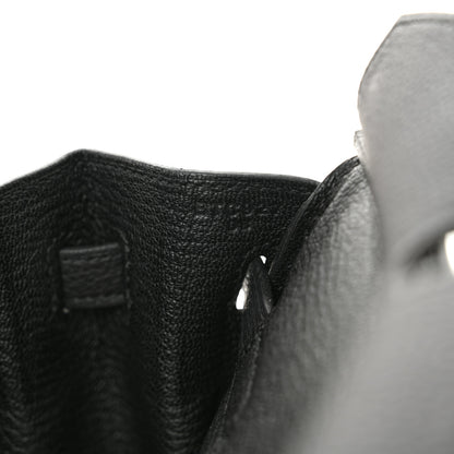 Hermes Togo Birkin 25 Black 7 of 10