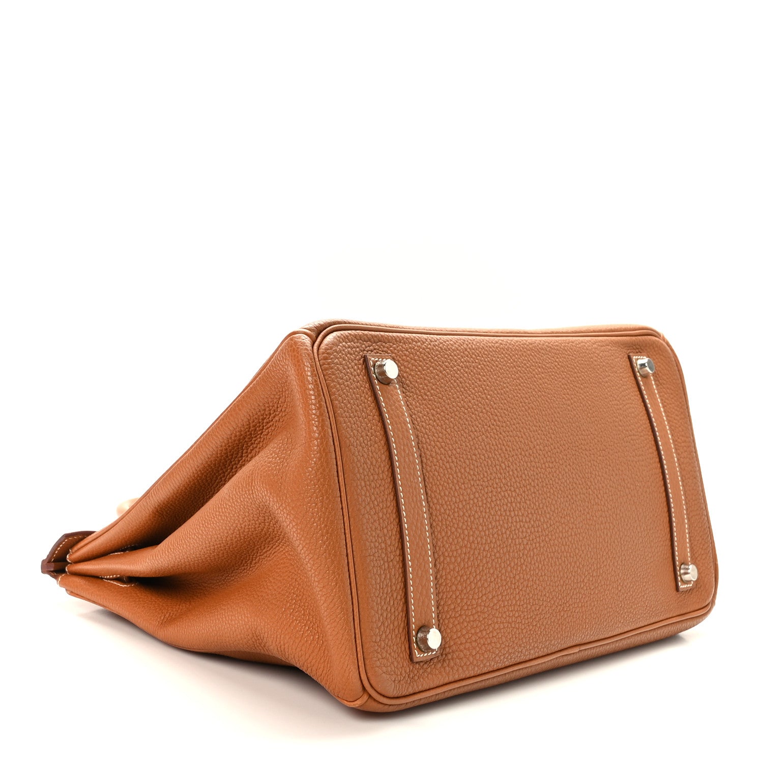 Hermes Taurillon Clemence Birkin 35 Gold 4 of 11