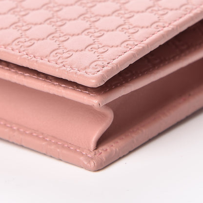 Gucci Microguccissima Crossbody Wallet Soft Pink 9 of 11
