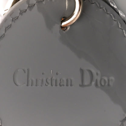 Christian Dior Patent Cannage Mini Lady Dior Grey Stone 8 of 14