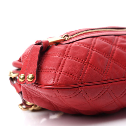 Marc Jacobs Calfskin Quilted Little Stam Red 6 of 10