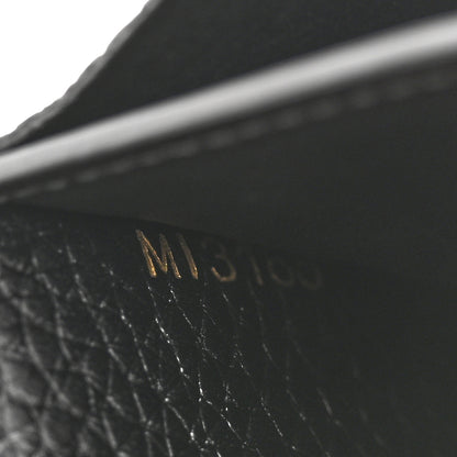 Louis Vuitton Taurillon Studded Sol Capucines Wallet Black 7 of 7