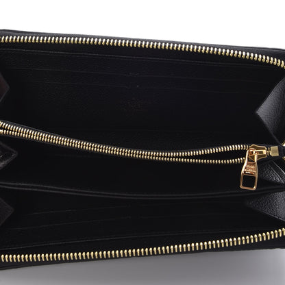 Louis Vuitton Empreinte Zippy Wallet Black 5 of 7