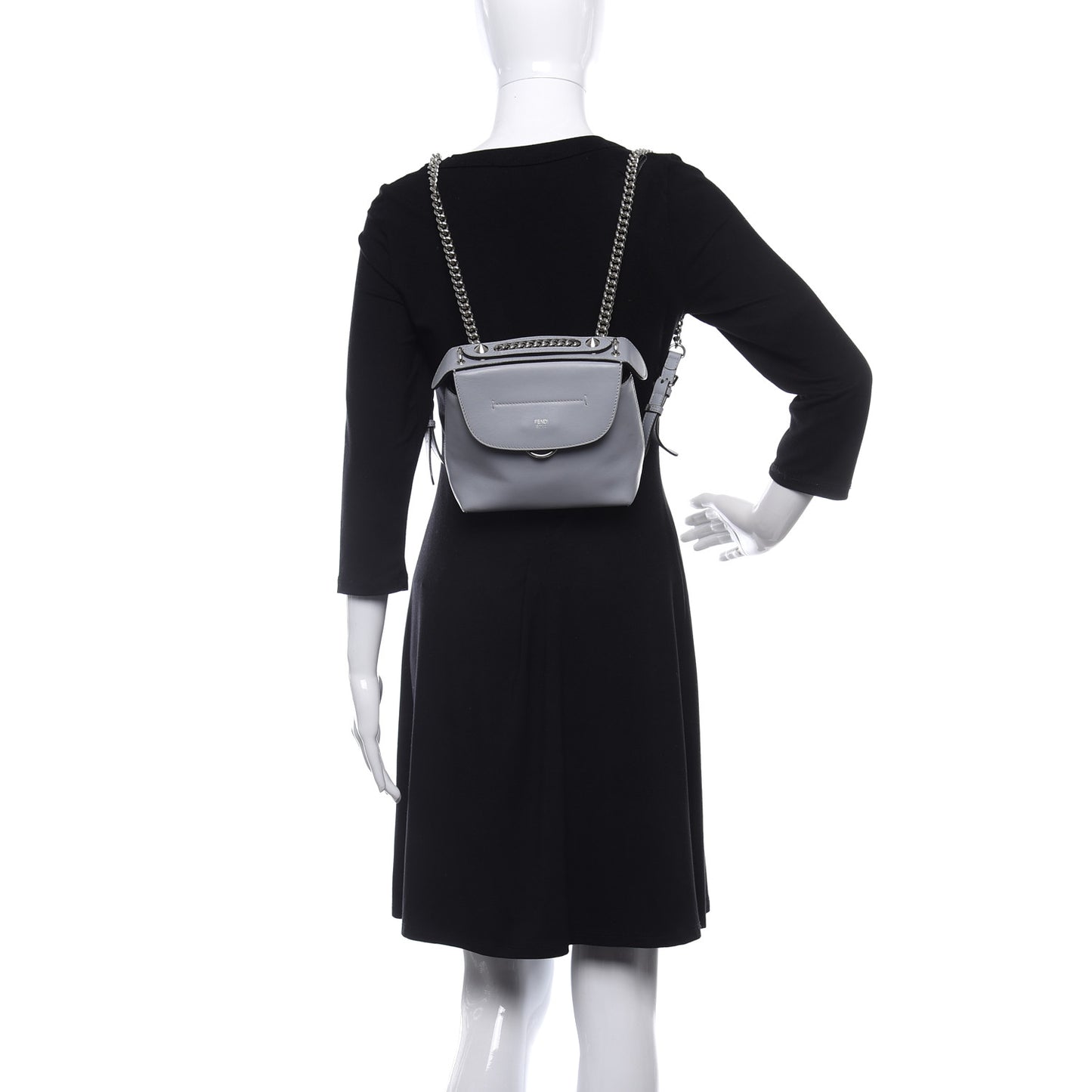 Vitello Century Opaco Mini Back to School Backpack Azzurro Polvere