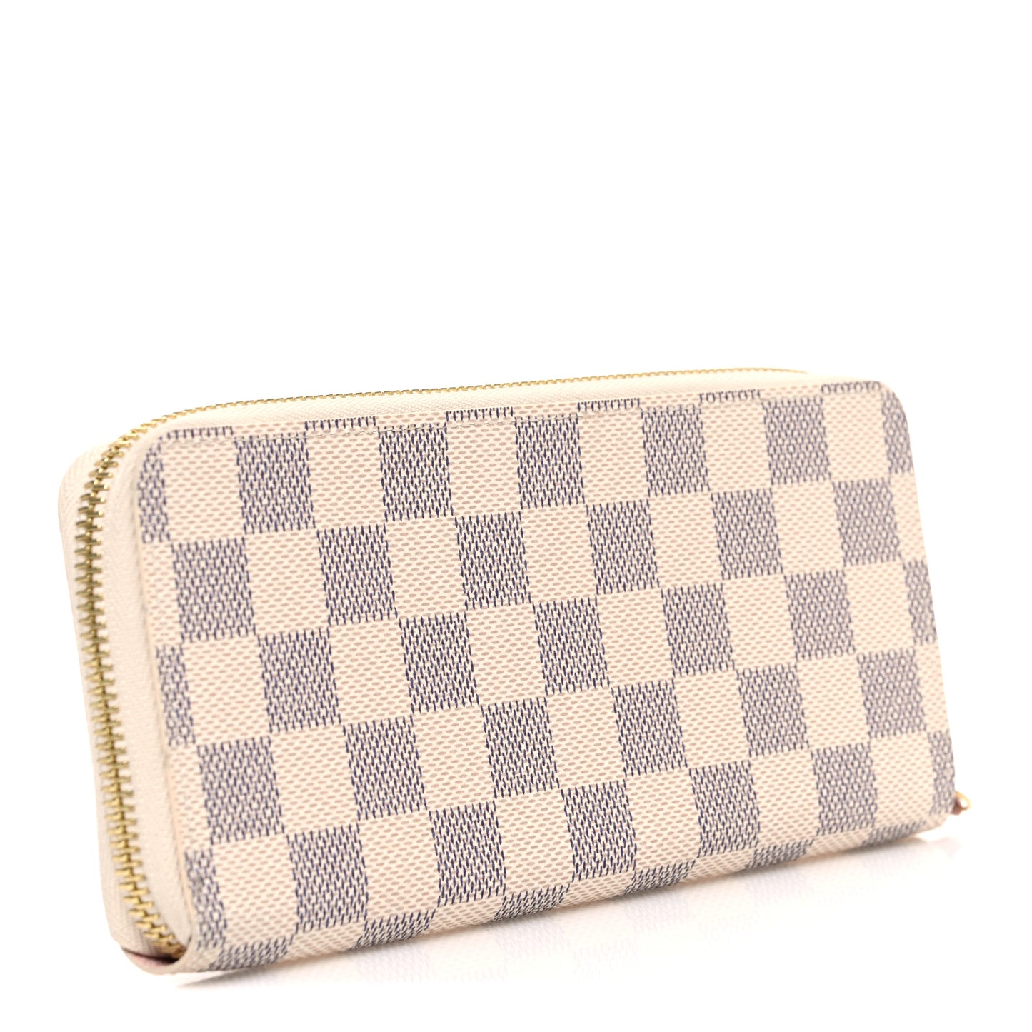 Damier Azur Clemence Wallet Rose Ballerine