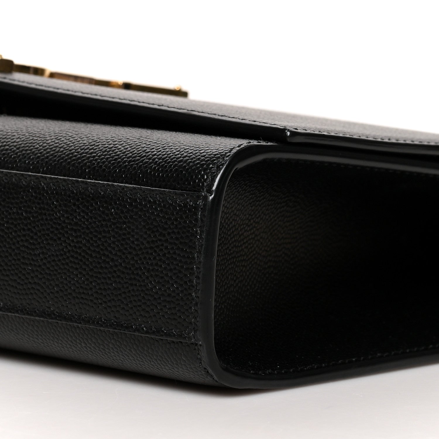 Saint Laurent Grain De Poudre Medium Classic Monogram Kate Satchel Black 9 of 9