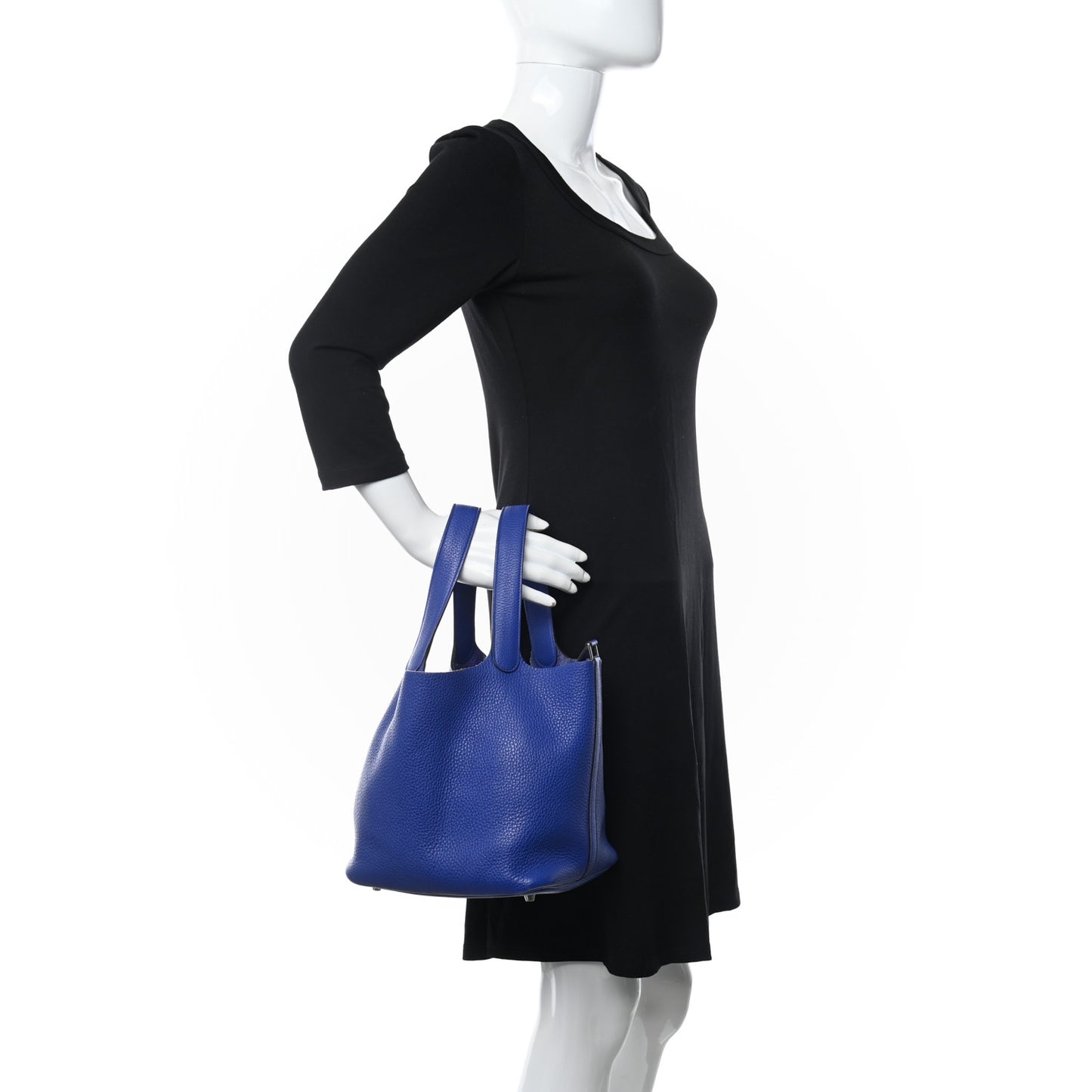 Taurillon Clemence Picotin Lock 22 MM Bleu Electrique