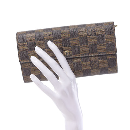 Louis Vuitton Damier Ebene Sarah Wallet 2 of 8