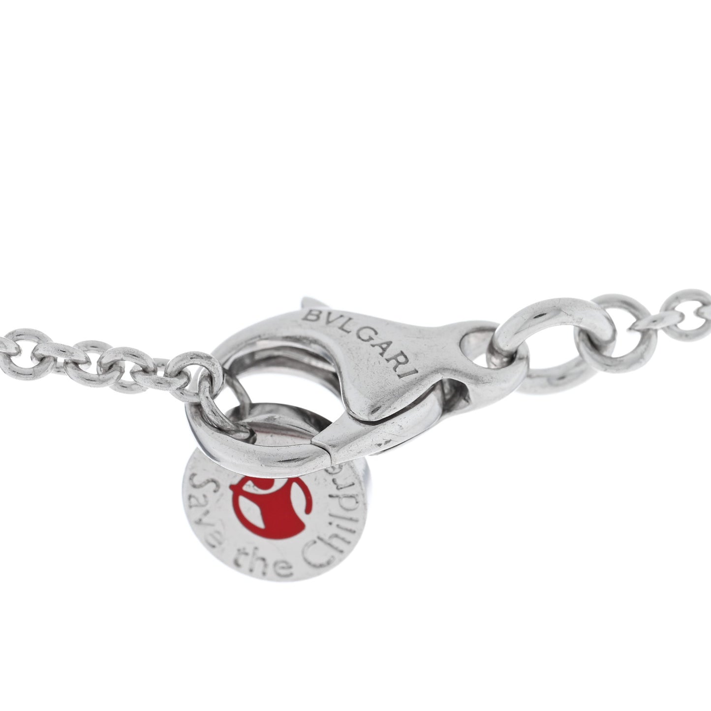 Sterling Silver Ceramic Save The Children Pendant Necklace