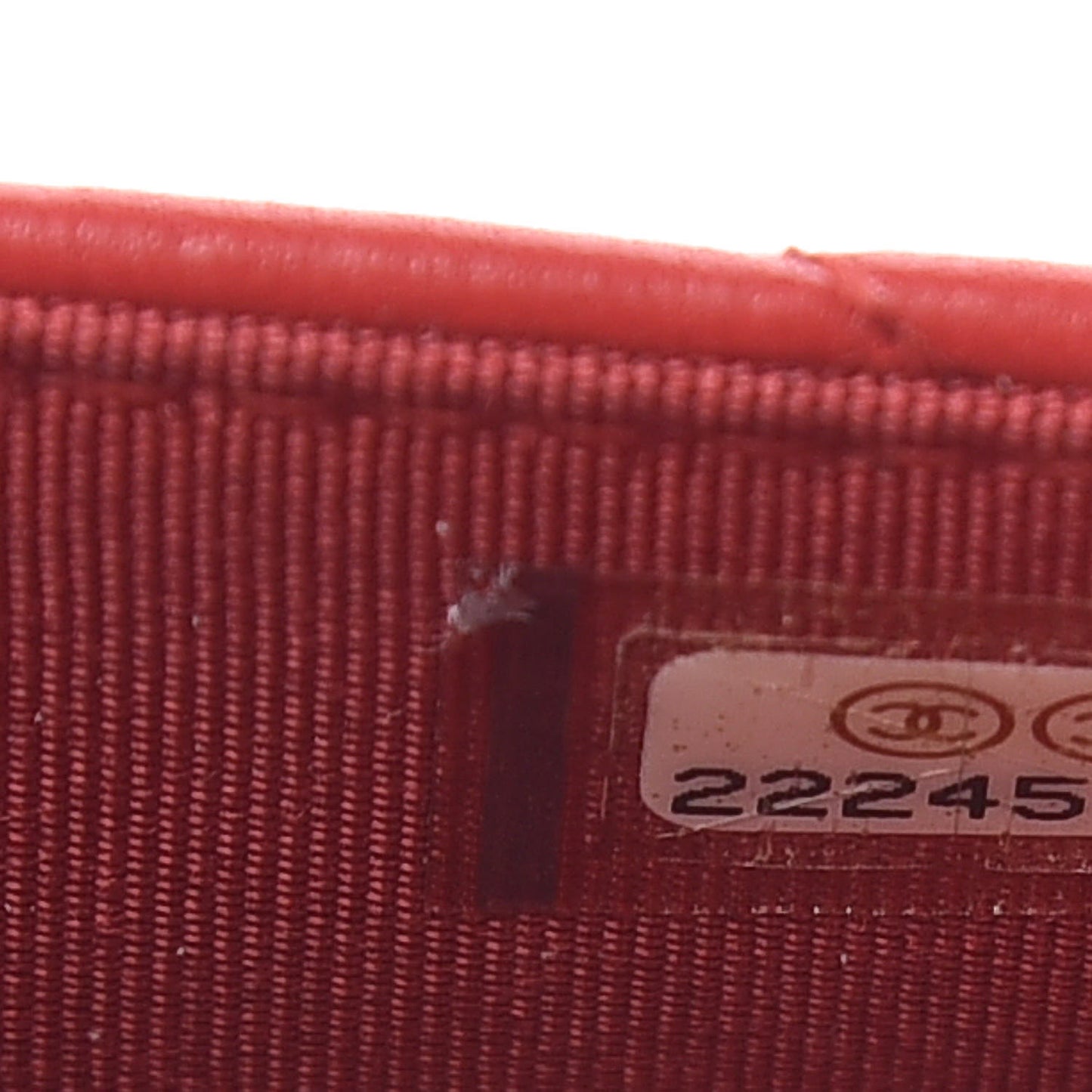 Lambskin Quilted Boy Wallet On Chain WOC Red