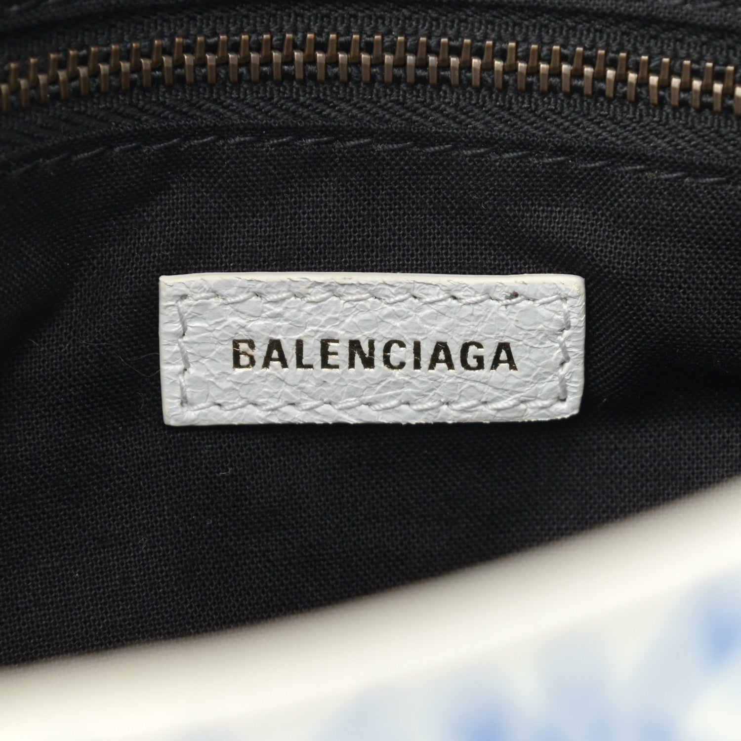 Balenciaga Agneau Graffiti All Over Classic Hardware S City White Bleu Rouge 5 of 9