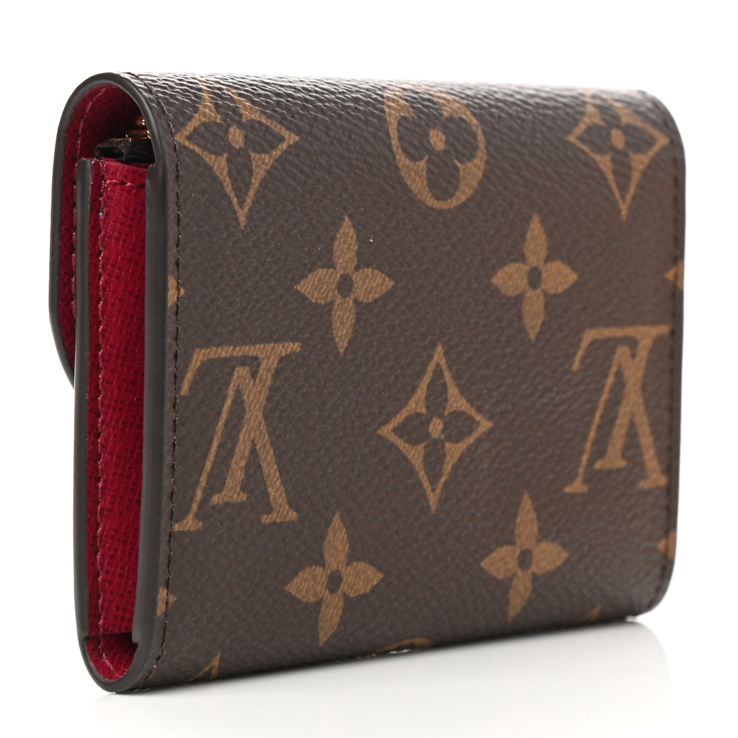 Monogram Rosalie Coin Purse Fuchsia