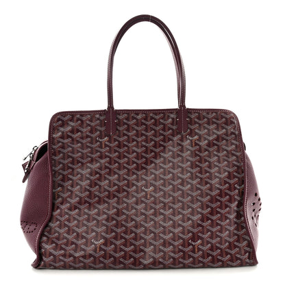 Goyard Goyardine Sac Hardy Pet Carrier PM Burgundy 1 of 10