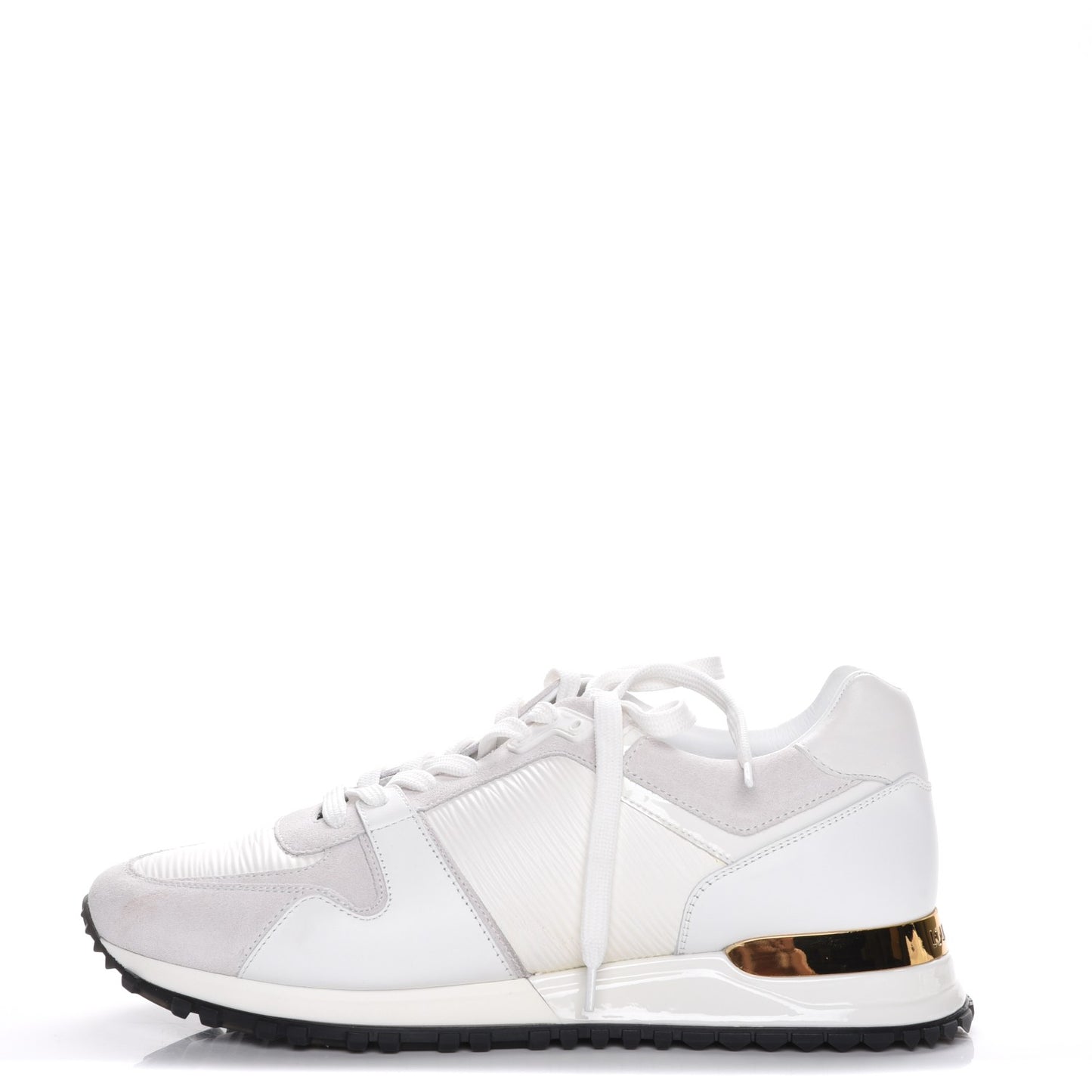 Epi Suede Run Away Sneakers 37.5 White