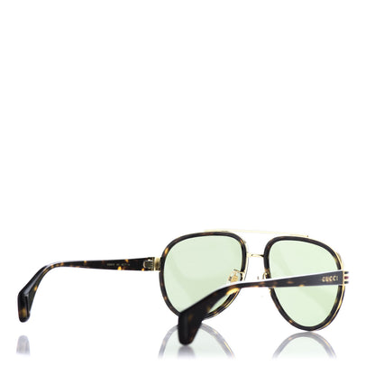 Gucci Acetate Aviator Sunglasses GG0447S Tortoise 4 of 9