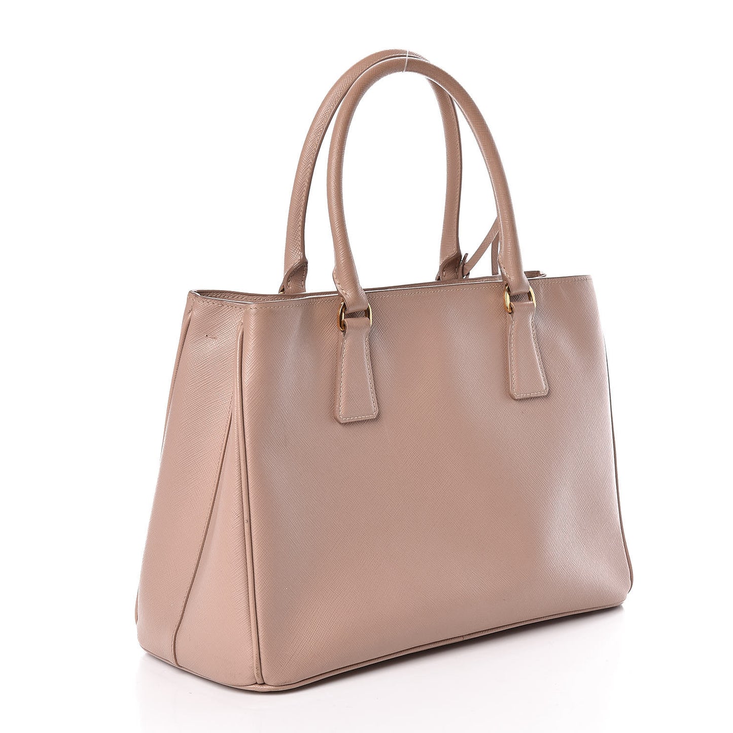 Saffiano Lux Medium Tote Cammeo