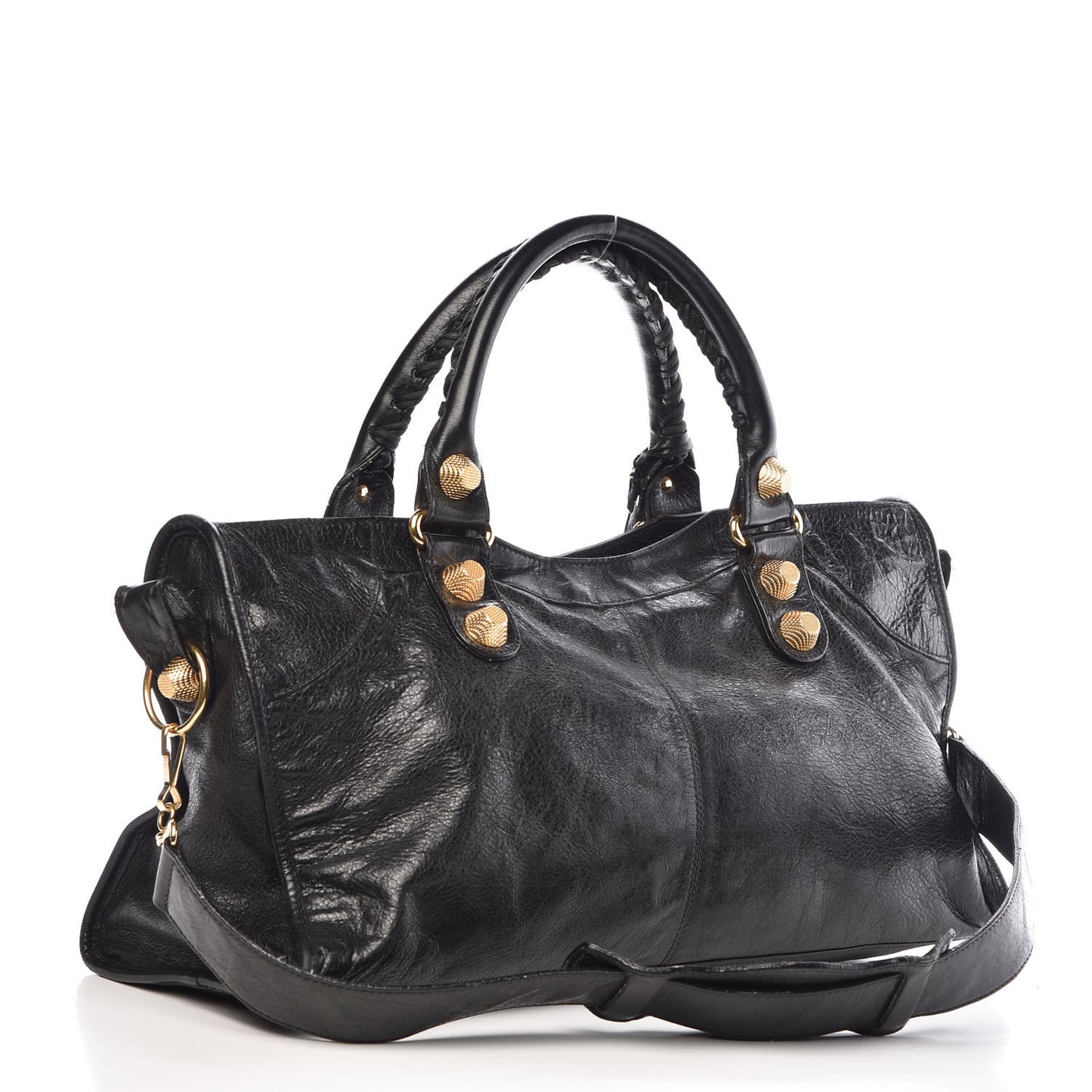 Agneau Giant 21 Gold Hardware Part Time Black