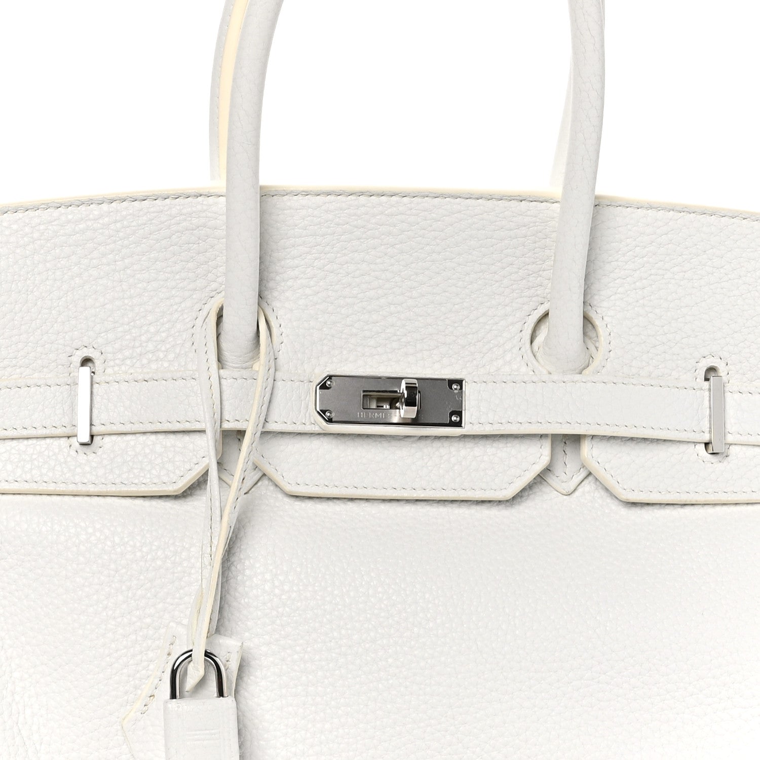 Hermes Taurillon Clemence BIRKIN 35 White 8 of 13