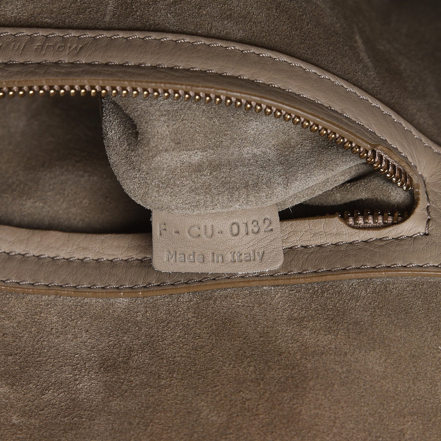 Supple Calfskin Medium Phantom Luggage Beige