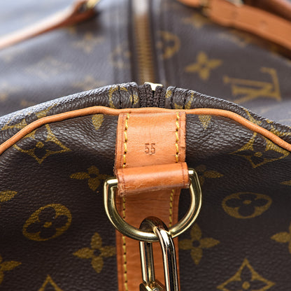 Louis Vuitton Monogram Keepall Bandouliere 55 7 of 16