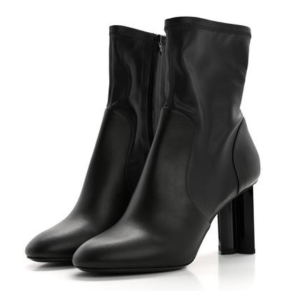 Louis Vuitton Calfskin Uniformes Silhouette Ankle Boots 39 Black 3 of 8