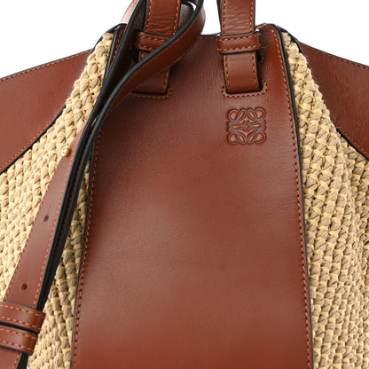 Loewe Calfskin Crochet Small Hammock Shoulder Bag Tan Natural 7 of 9