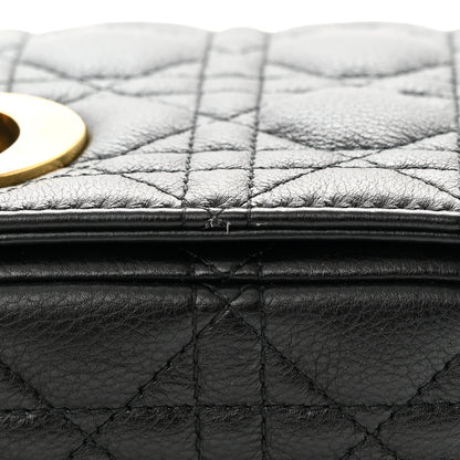 Christian Dior Calfskin Cannage Medium Caro Bag Black 12 of 12